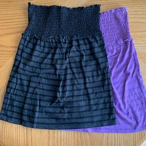 2 SMOCK TOPS/ COVER-UPS